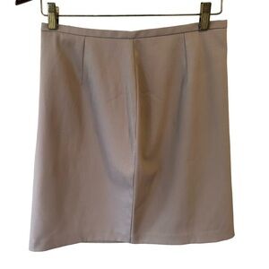 Express Taupe Mini Skirt Size 9/10 Office Business Casual Everyday Date Night